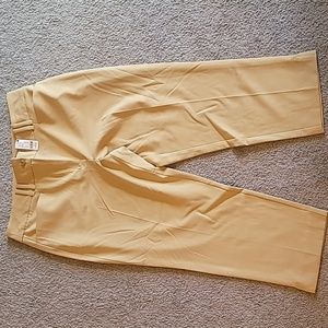 Tan dress capris size 14